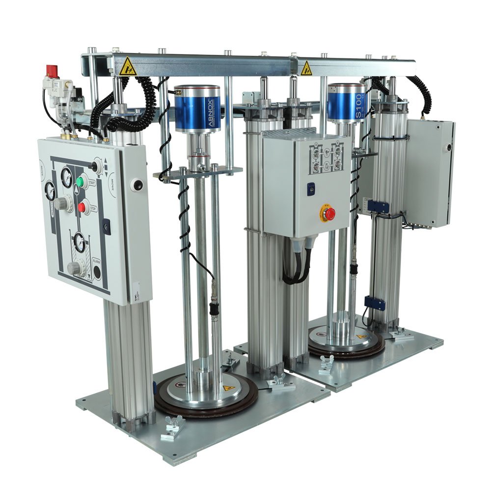 ABNOX Twin pneumatisk pumpesystem - 2 x 180 kg - PNEUMATISKE FEDTPUMPER ...