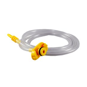 Sprjteadapter med plastik lynkobling